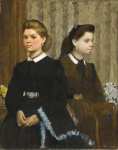Edgar Degas - The Bellelli Sisters (Giovanna and Giuliana Bellelli)